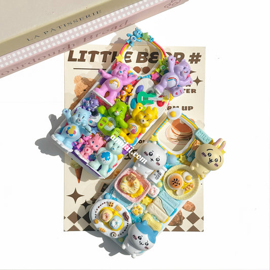 Care Bear / Chiikawa Decoden Cream Phone Case iPhone Samsung Case