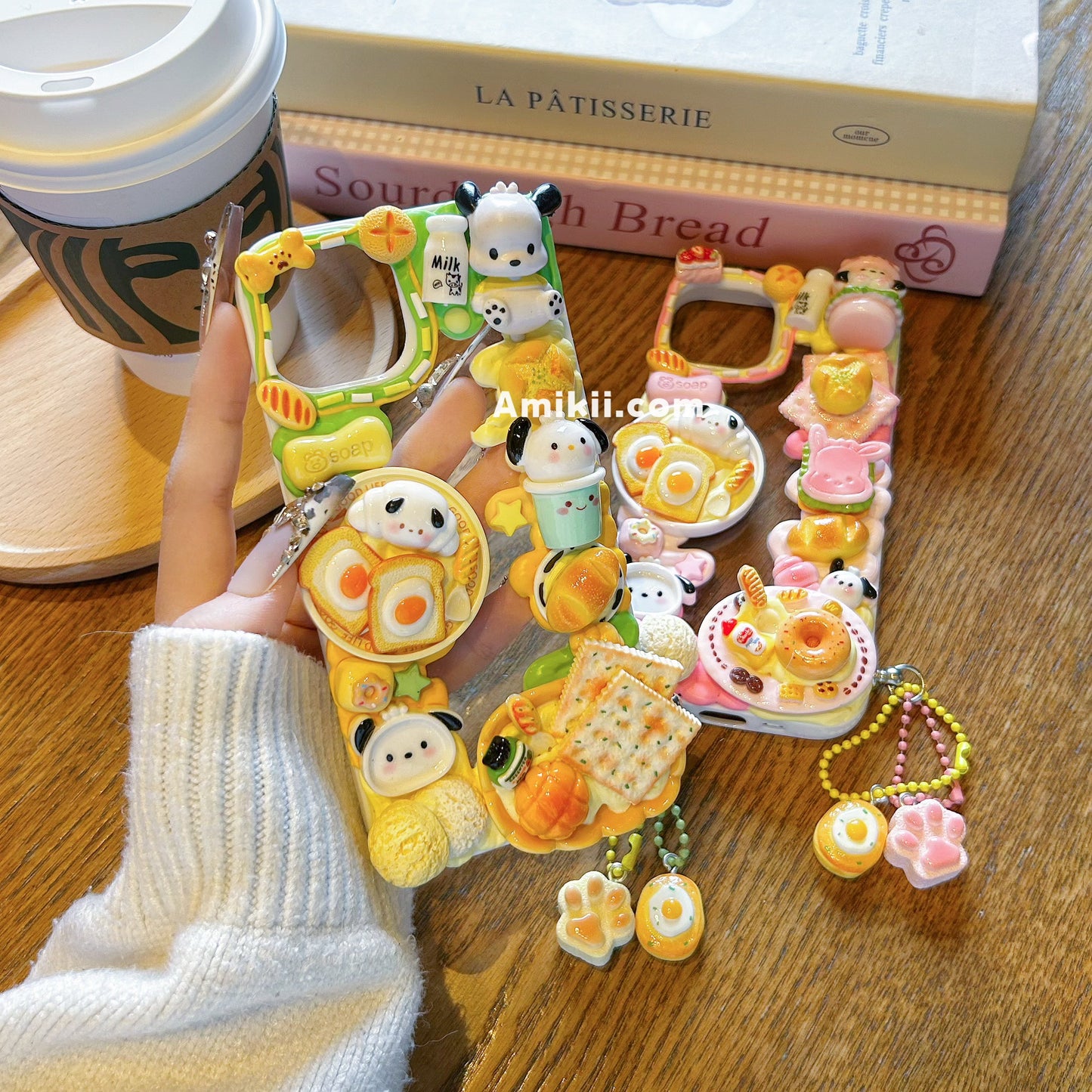 Pochacco Food Decoden Cream Phone Case iPhone Samsung Google Case