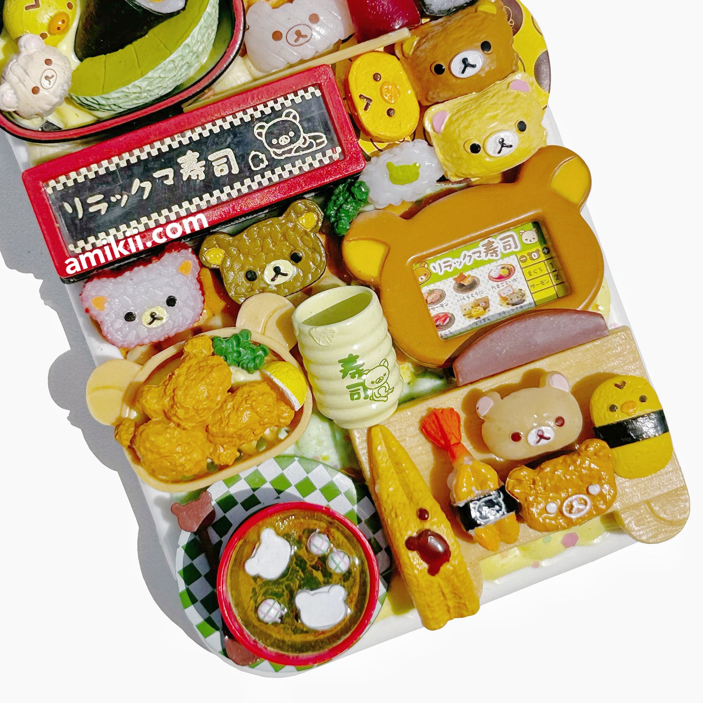 【Limited edition】Rement Rilakkuma Decoden Cream Phone Case iPhone Samsung Google Case
