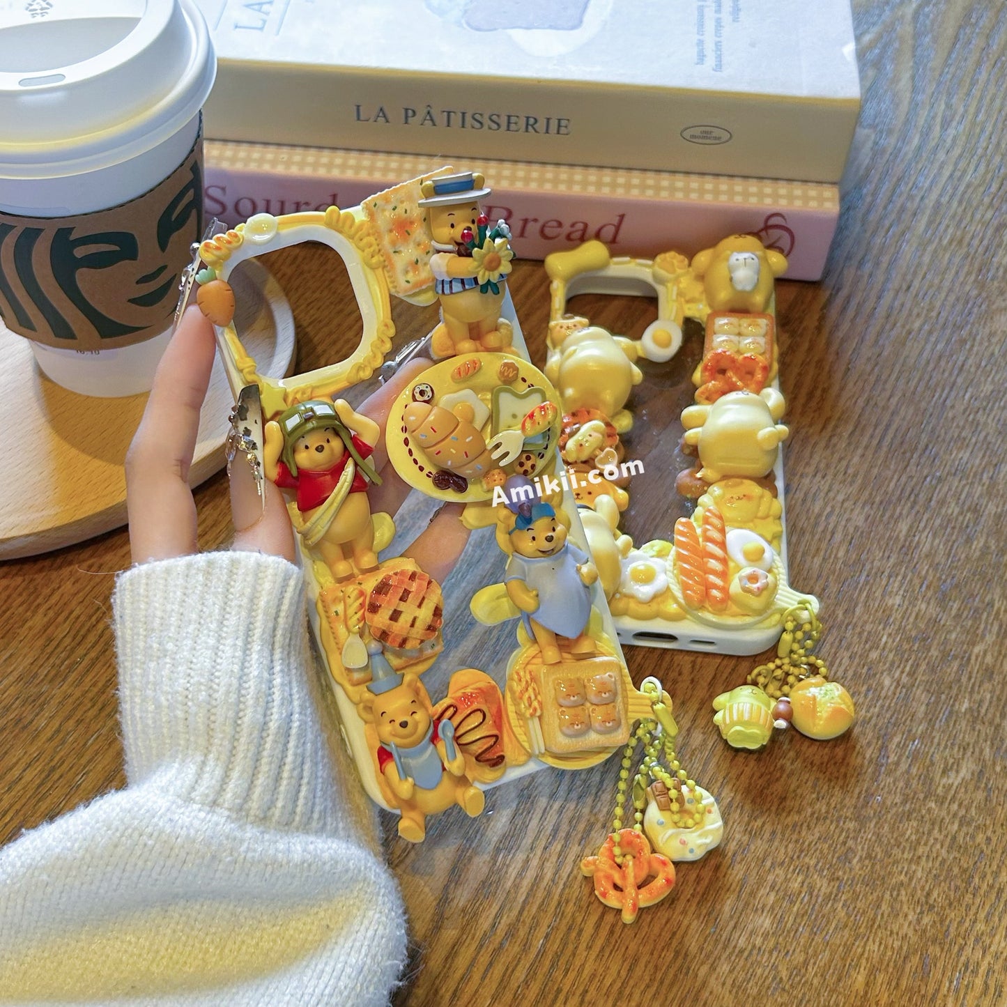 Winnie / Pompom Purin Food Decoden Cream Phone Case iPhone Samsung