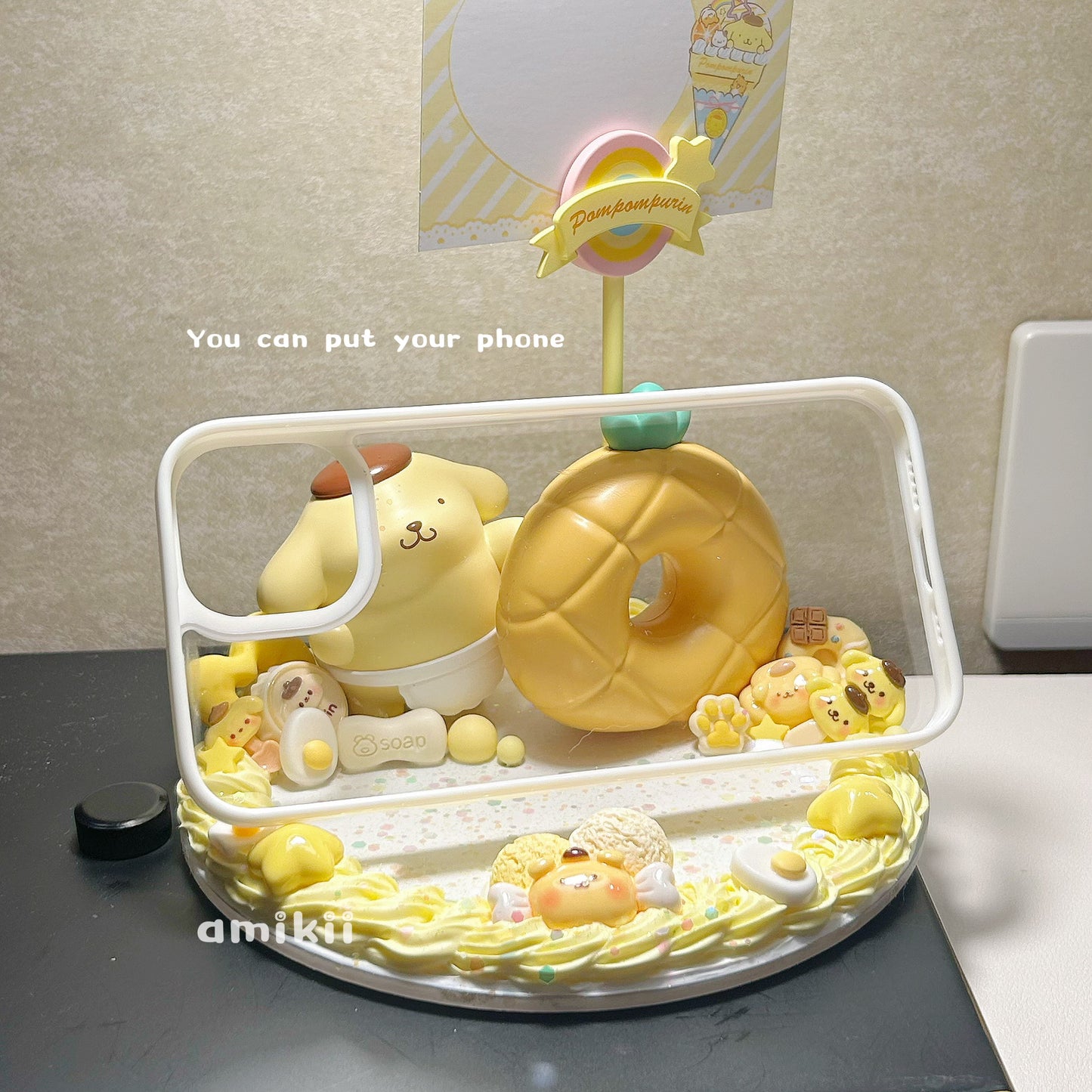 Sanrio Pompom Purin and Melody phone stand / iPad stand