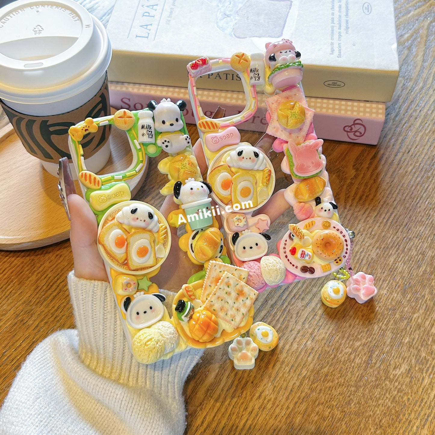 Pochacco Food Decoden Cream Phone Case iPhone Samsung Google Case