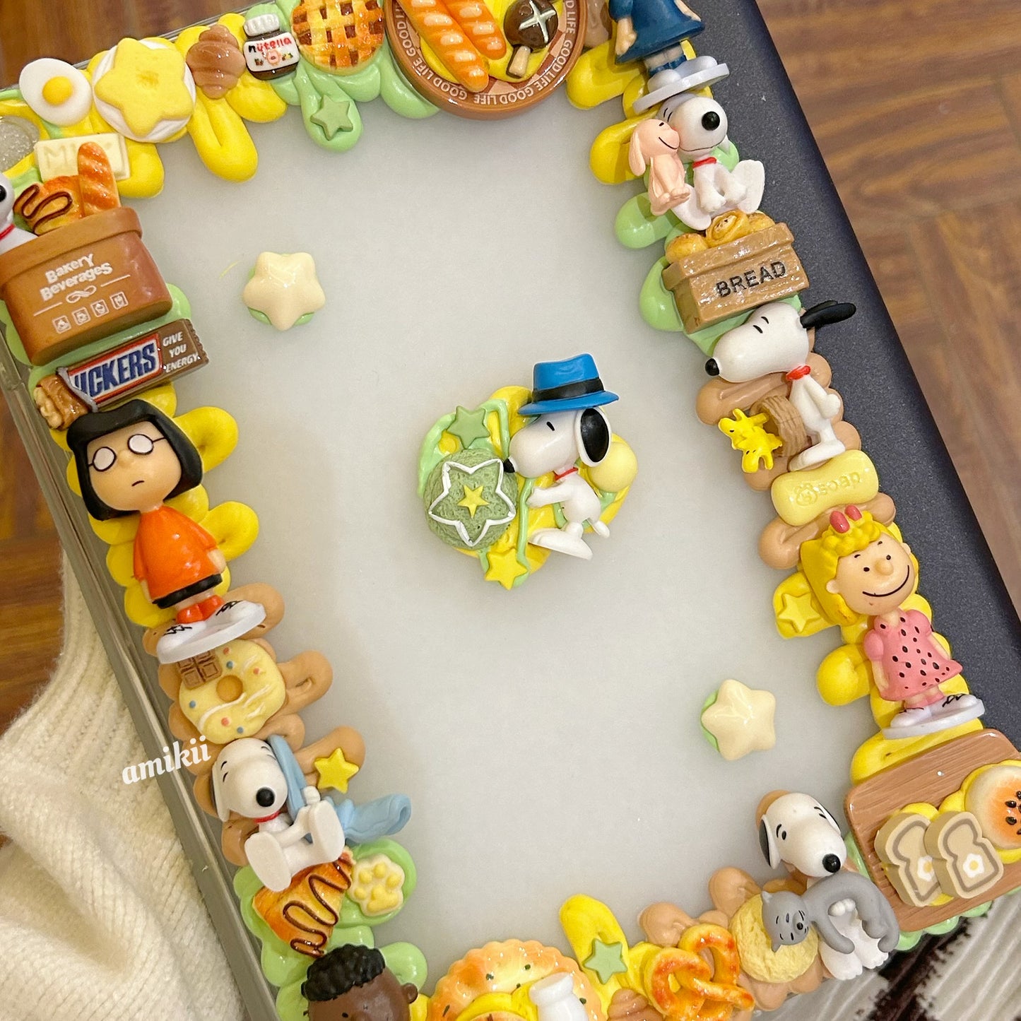 Snoopy Decoden Table Case iPad Samsung