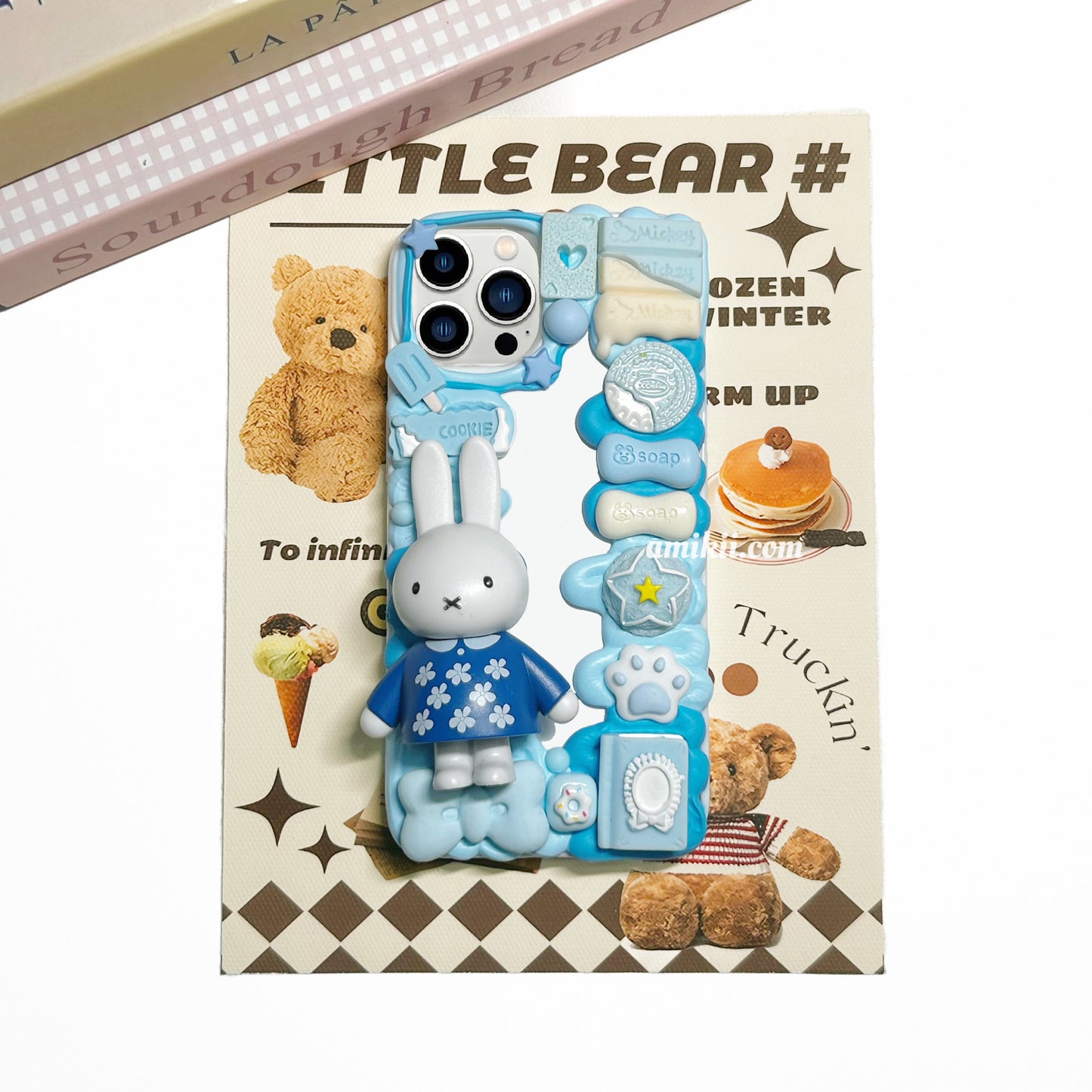 Miffy Decoden Cream Phone Case iPhone Samsung Google Case