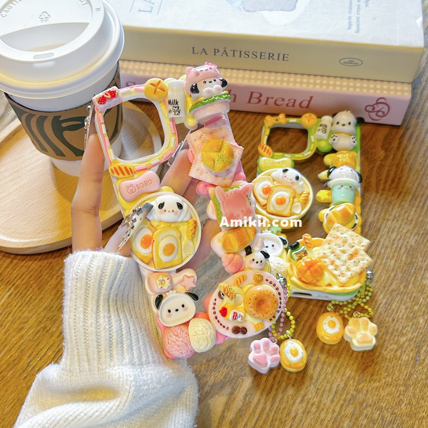 Pochacco Food Decoden Cream Phone Case iPhone Samsung Google Case