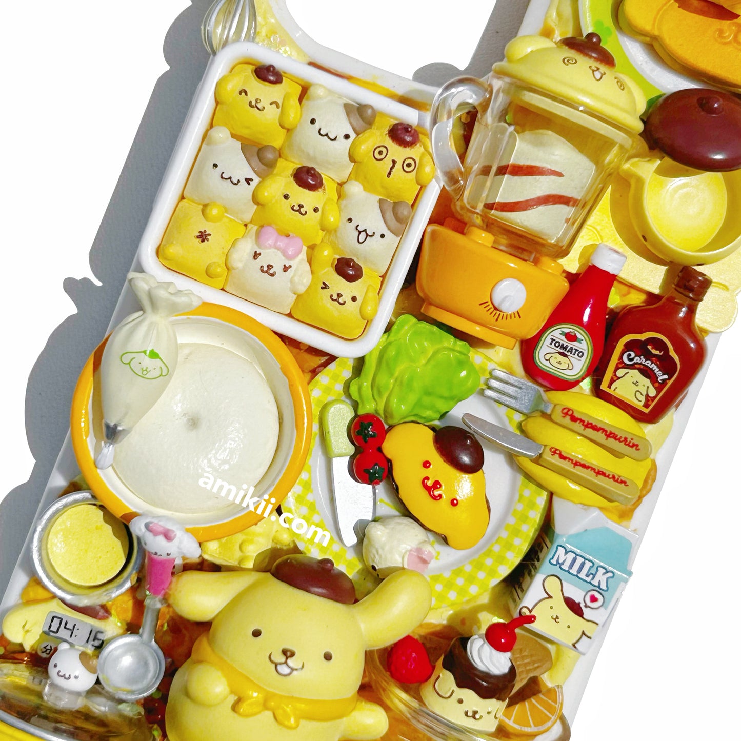 【Limited edition】Rement Pompom Purin Food Decoden Cream Phone Case iPhone Samsung Google Case