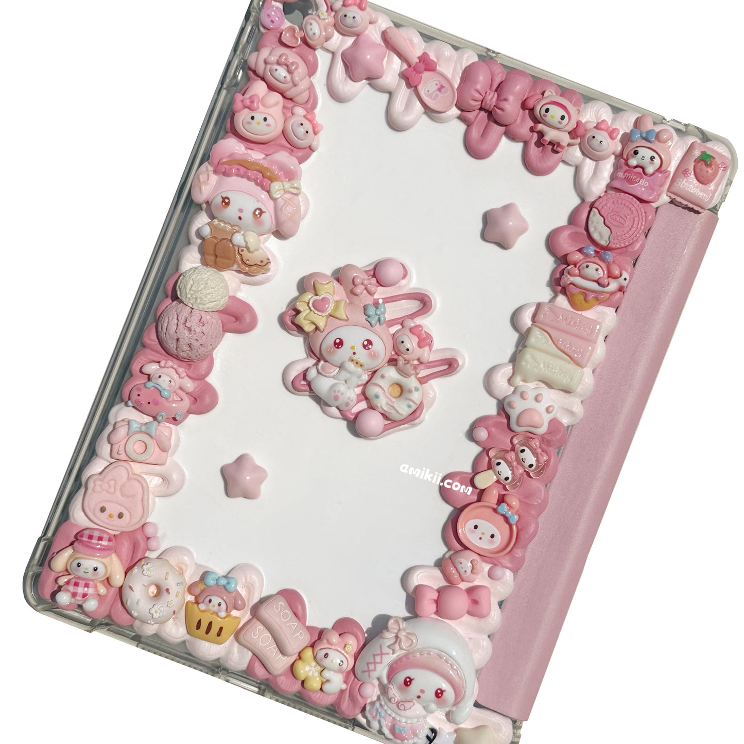 ピンクのiPadケース