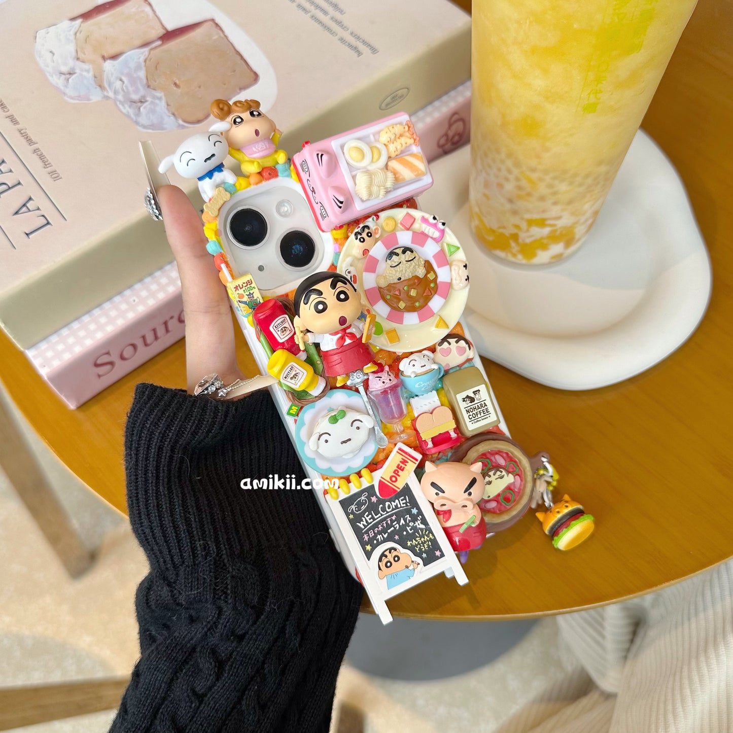 【Limited edition】Rement Crayon ShinChan Decoden Cream Phone Case iPhone Samsung Google Case