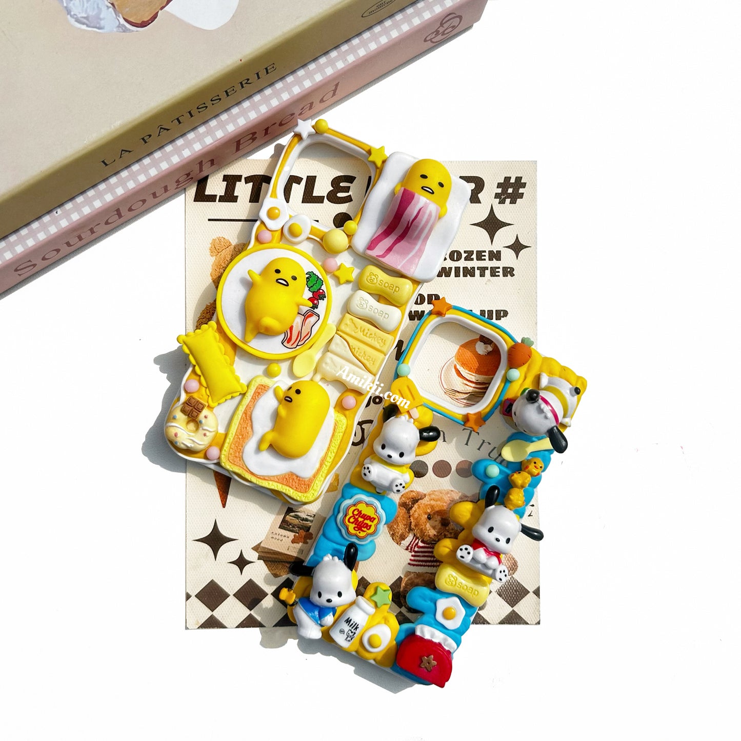 Coque de téléphone Gudetama et Pochacco