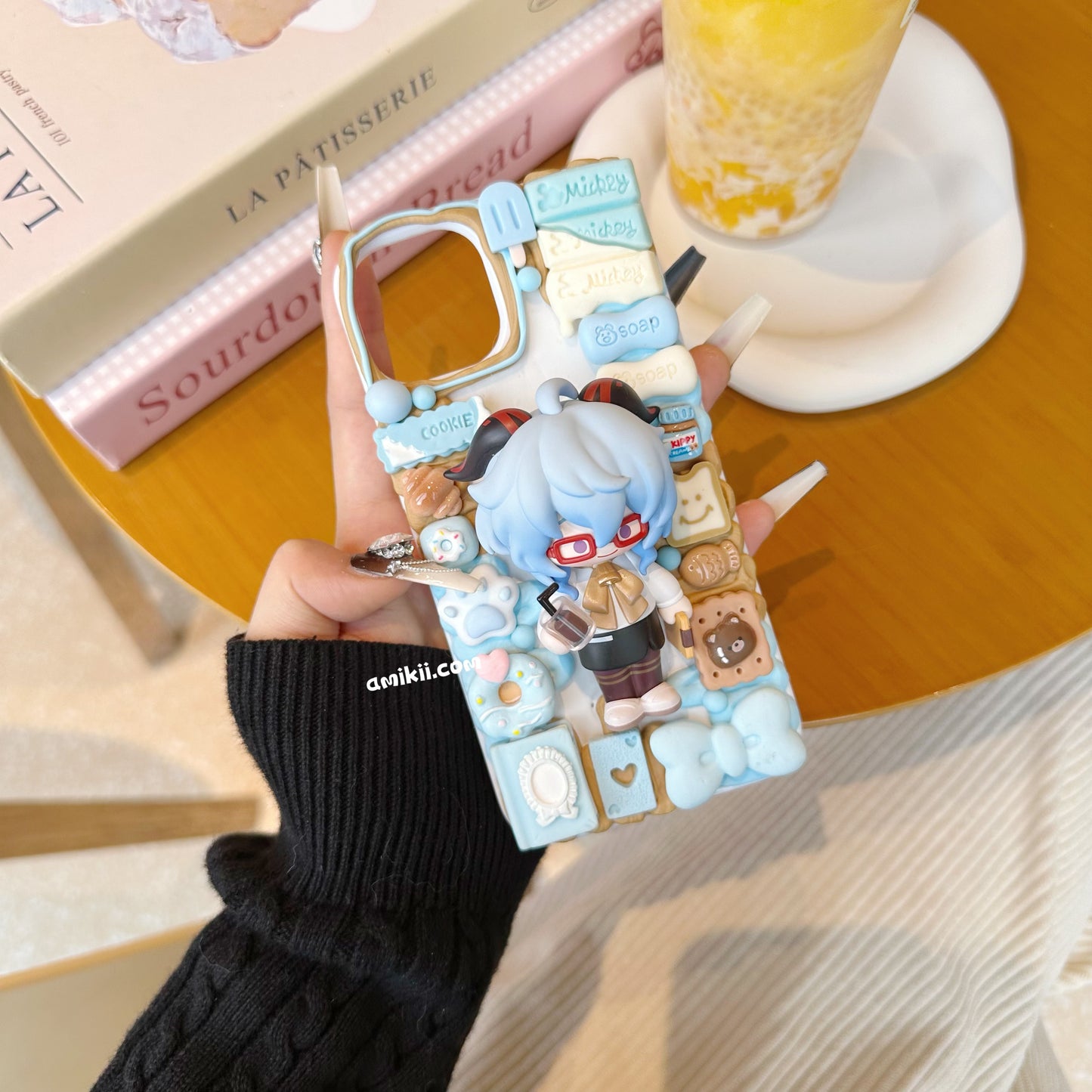 Genshin Impact Pop Mart Doll Decoden Cream Phone Case iPhone Samsung