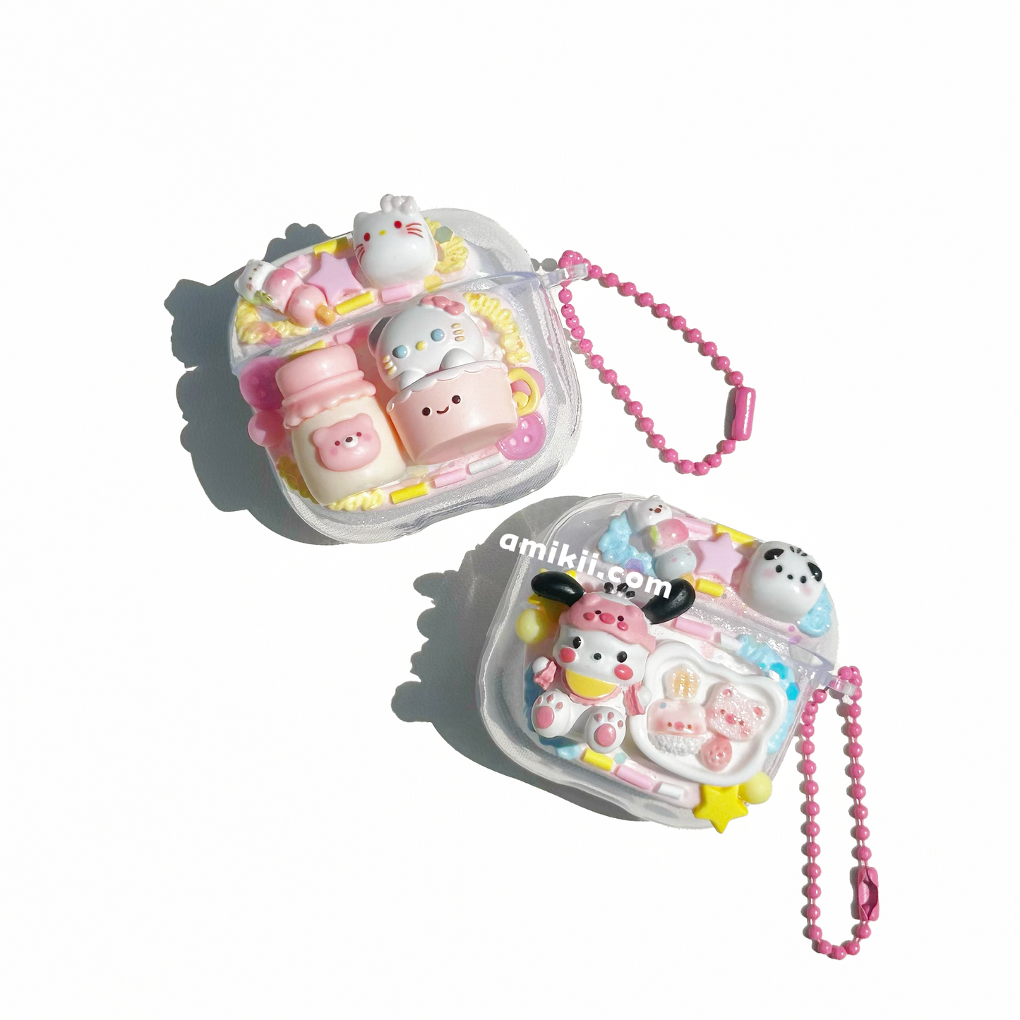 Pochacco food and Hello Kitty Airpod case