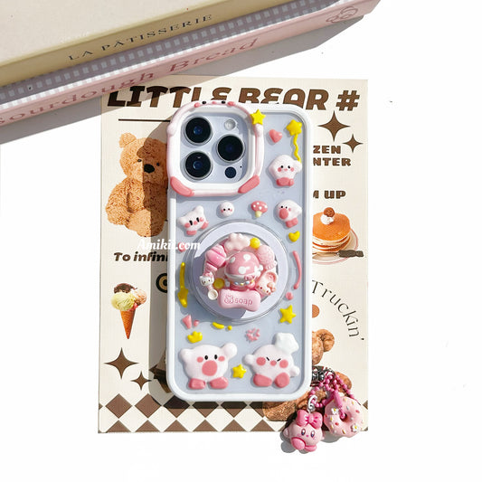Kirby Popsocket Decoden Cream Phone Case iPhone Samsung Google Case