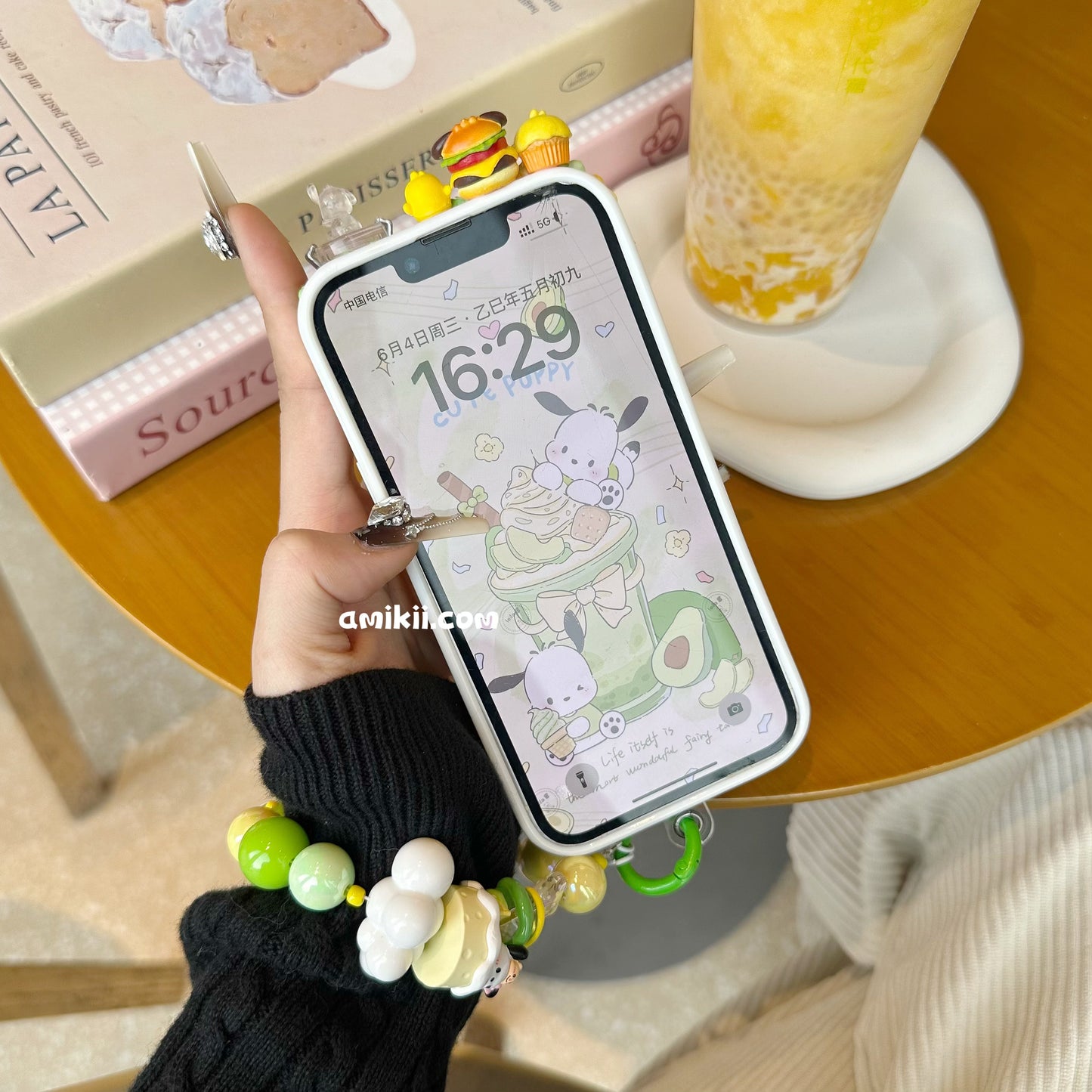 【Limited edition】Rement Pochacco food Decoden Cream Phone Case iPhone Samsung Google Case