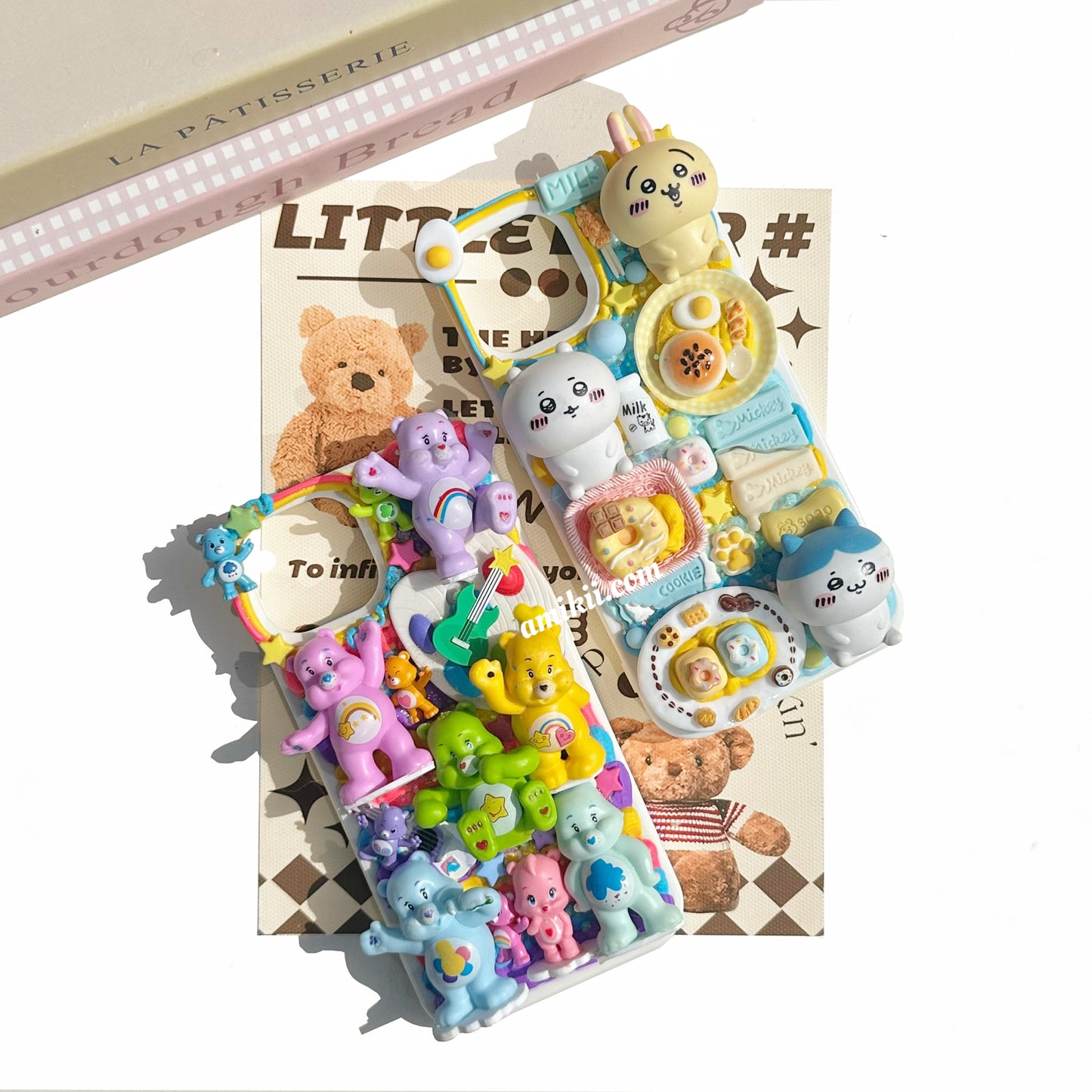 Care Bear / Chiikawa Decoden Cream Phone Case iPhone Samsung Case