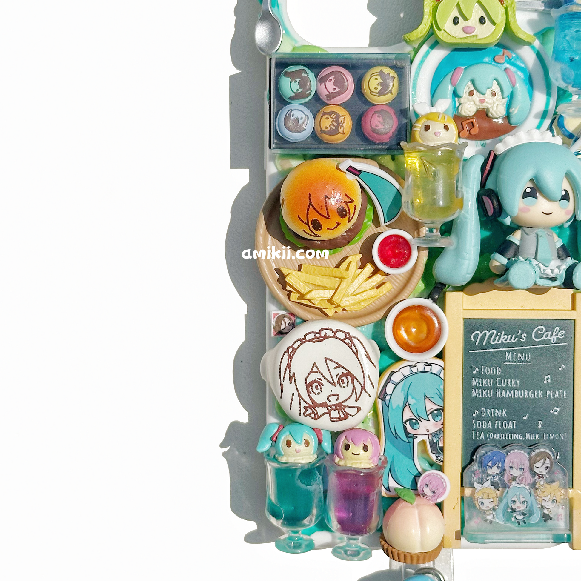 Limited edition】Rement Miku Food Decoden Cream Phone Case iPhone Limited edition】Rement Miku Food Decoden Cream Phone Case iPhone