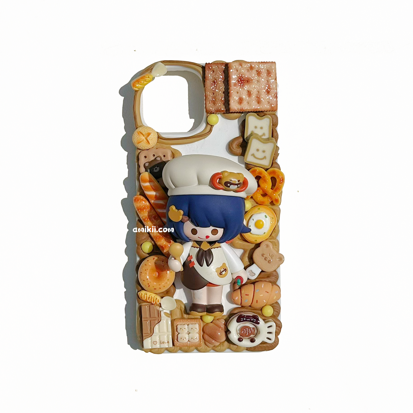Genshin Impact Pop Mart Doll Decoden Cream Phone Case iPhone Samsung