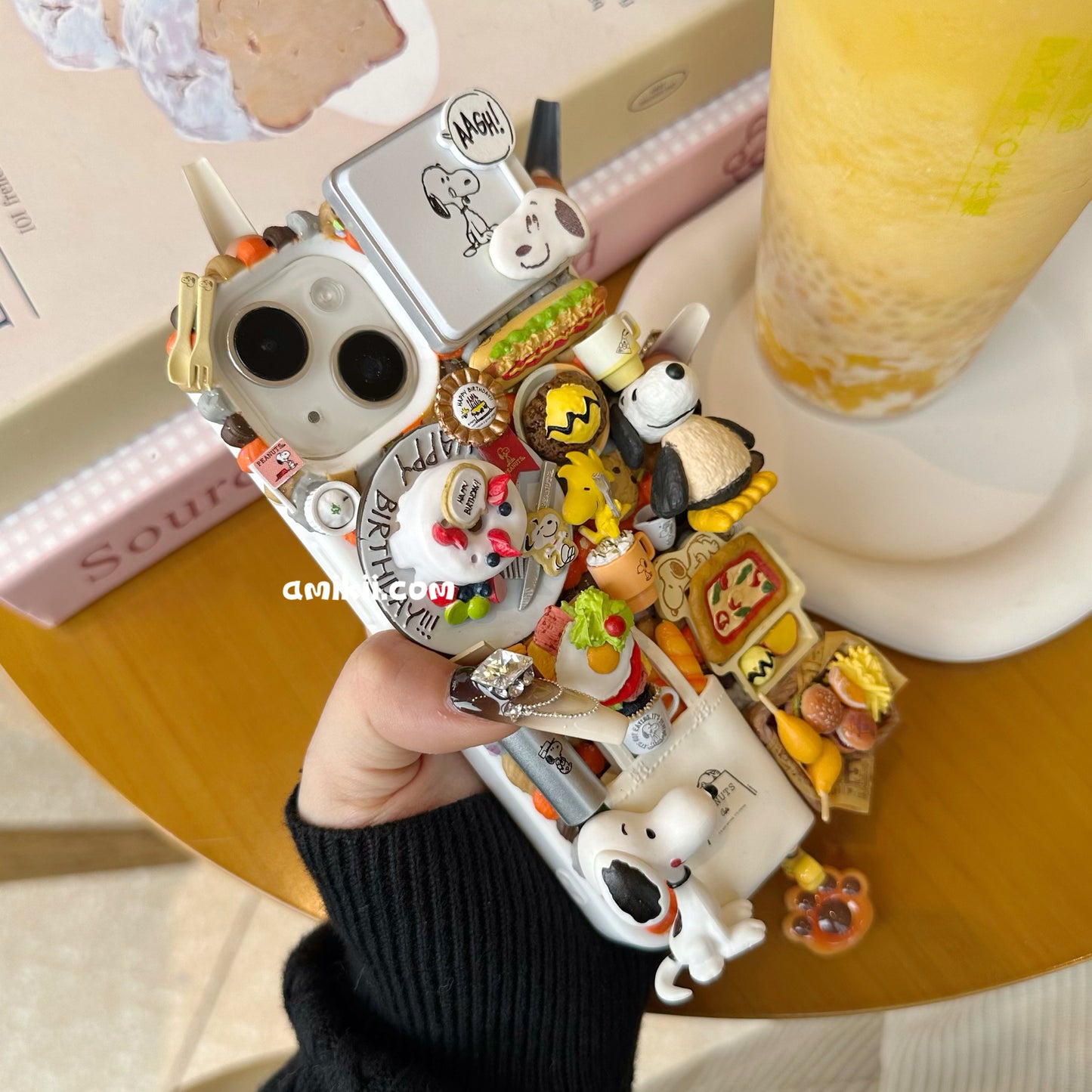 【Limited edition】Rement Snoopy Decoden Cream Phone Case iPhone Samsung Google Case