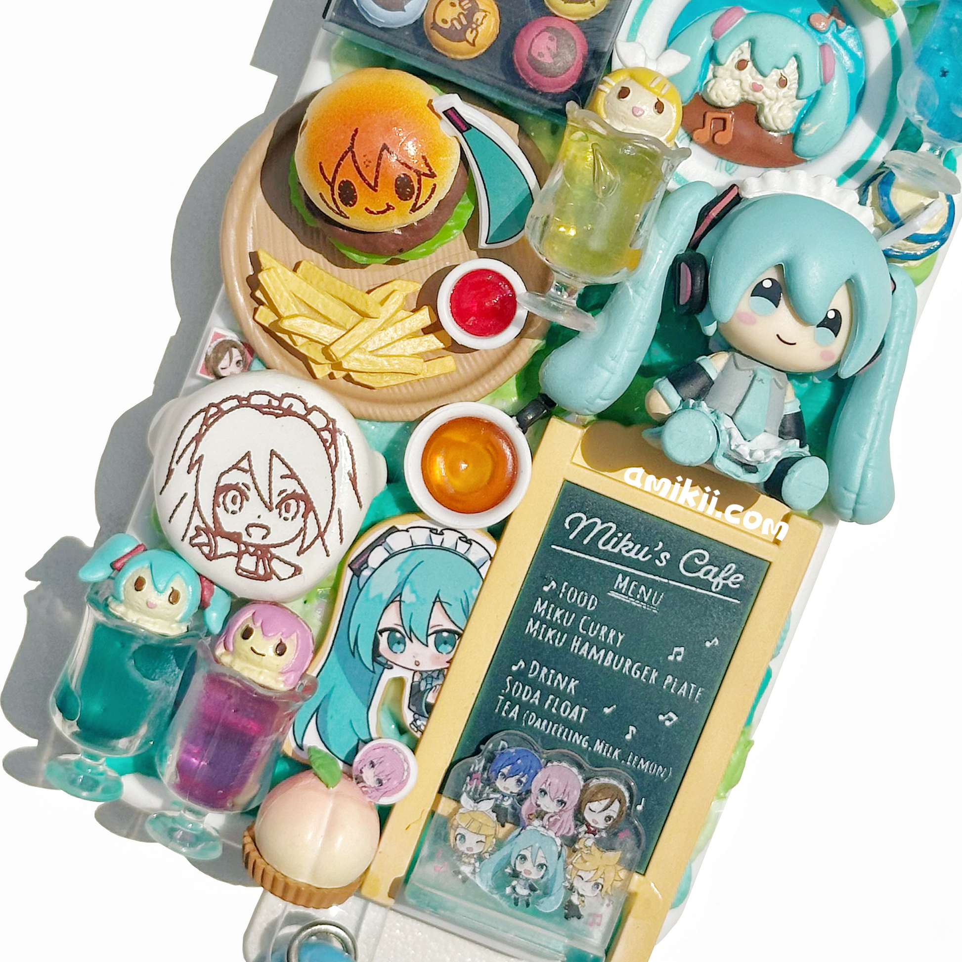 Limited edition】Rement Miku Food Decoden Cream Phone Case iPhone Sams – Amikii Limited edition】Rement Miku Food Decoden Cream Phone Case iPhone Sams – Amikii