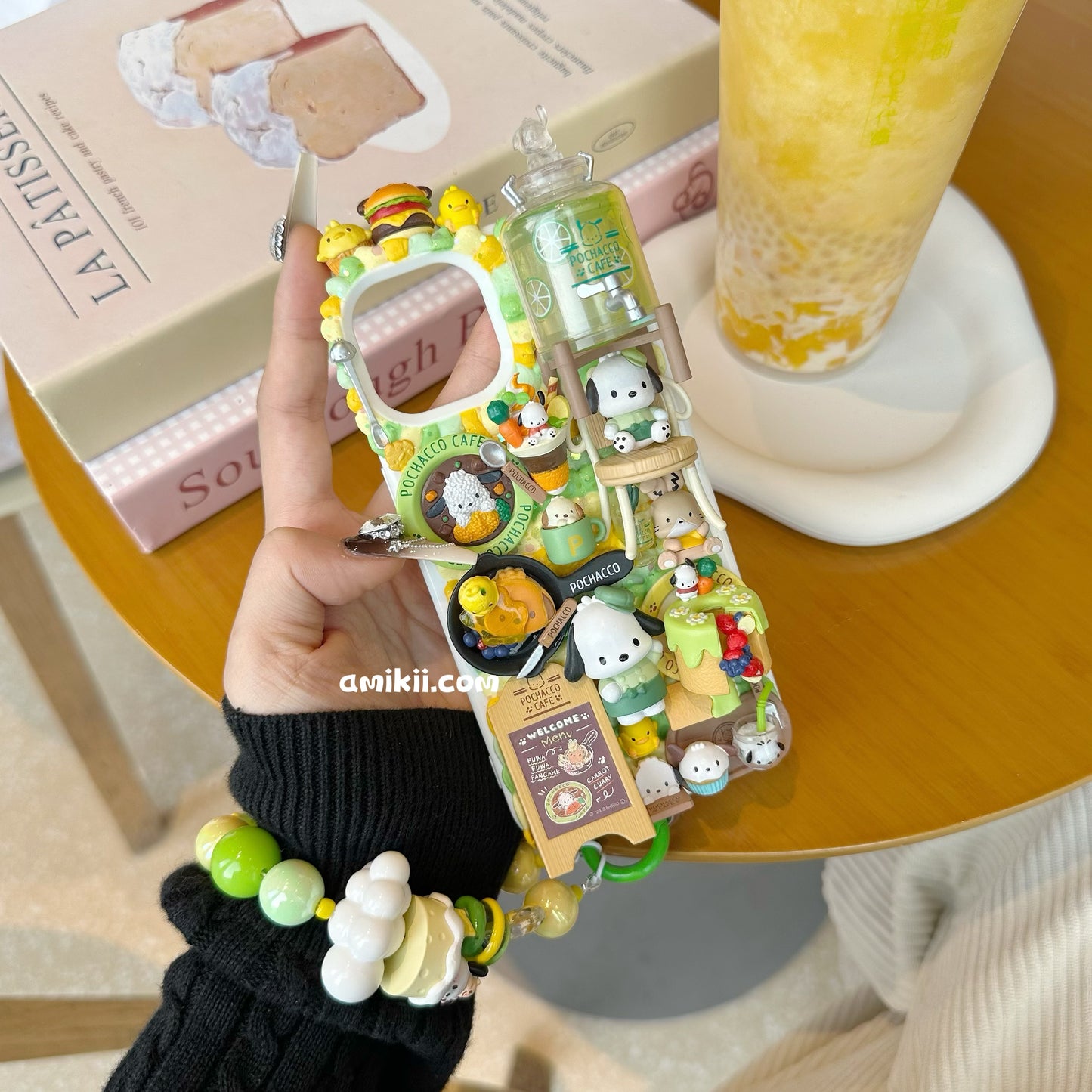 【Limited edition】Rement Pochacco food Decoden Cream Phone Case iPhone Samsung Google Case