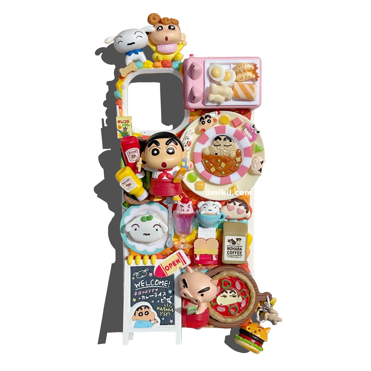 【Limited edition】Rement Crayon ShinChan Decoden Cream Phone Case iPhone Samsung Google Case