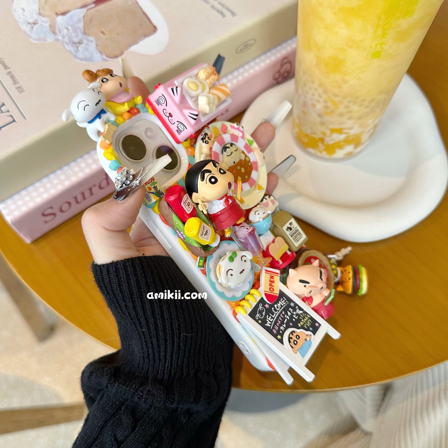 【Limited edition】Rement Crayon ShinChan Decoden Cream Phone Case iPhone Samsung Google Case