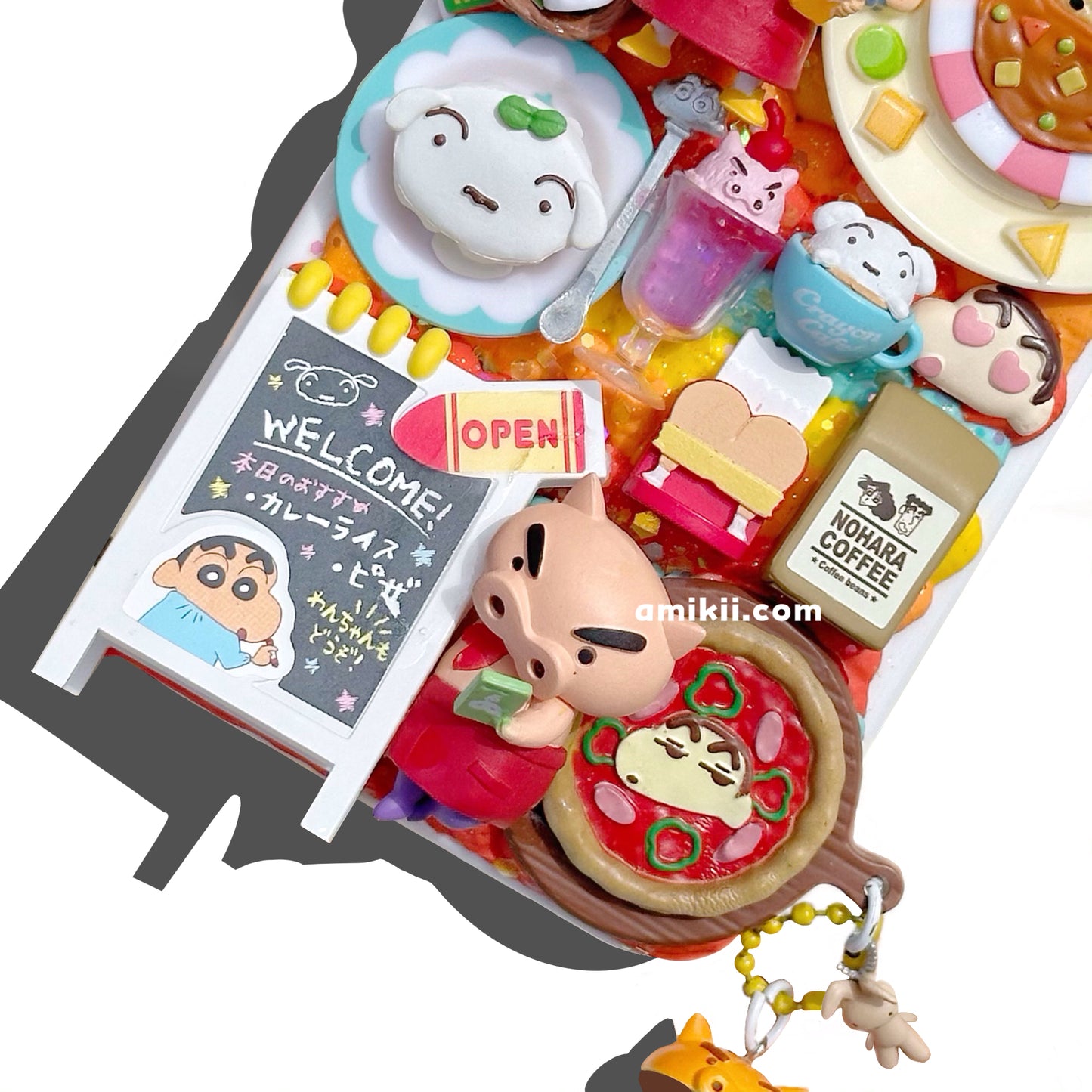 【Limited edition】Rement Crayon ShinChan Decoden Cream Phone Case iPhone Samsung Google Case