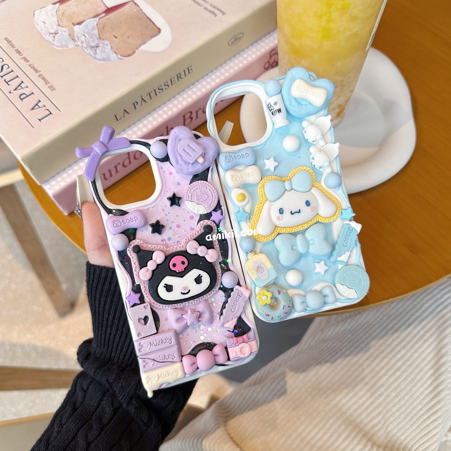 Sanrio Cookies Decoden Cream Phone Case iPhone Samsung Google Case