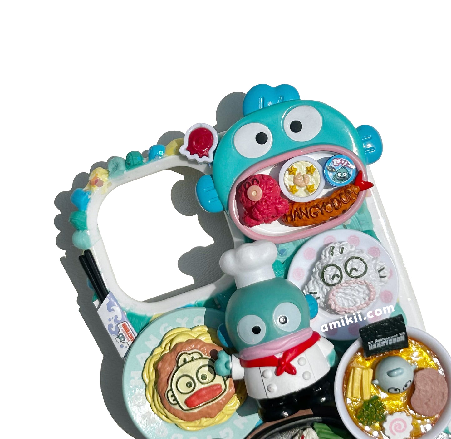 【Limited edition】Rement Hangyodon Food Decoden Cream Phone Case iPhone Samsung Google Case